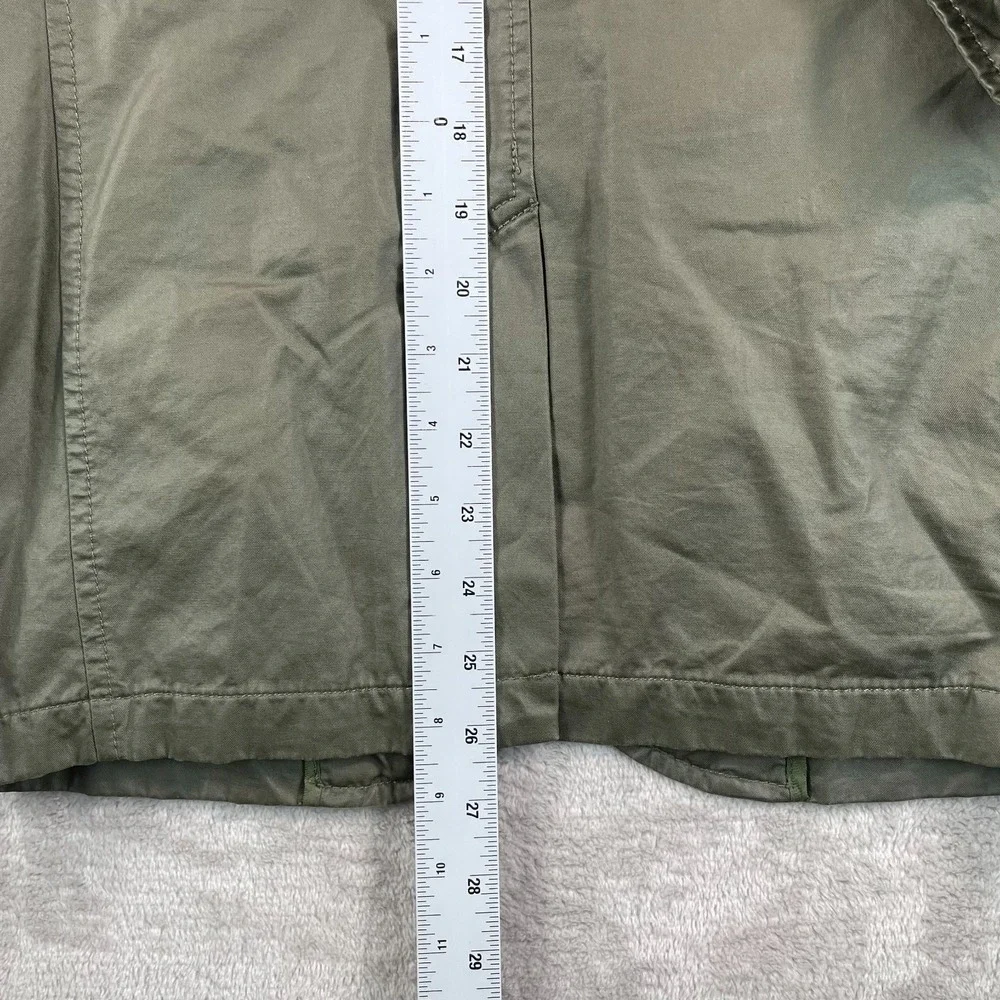 Banana Republic Olive Blazer‎ Jacket Men XS Seaweed Utility Safari Hybrid Zip Up